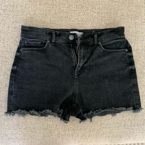 Black Denim Shorts | Black Jean Shorts | Black Shorts
